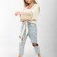 plain linen bolero