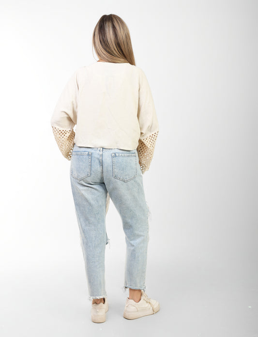 plain linen bolero