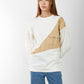 Block Sweatshirt with Front Pocket – Casual Streetwear Style