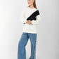 Block Sweatshirt with Front Pocket – Casual Streetwear Style