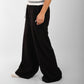 White - Black Contrast Waist Wide-Leg Joggers – Statement Edition