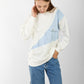 Block Sweatshirt with Front Pocket – Casual Streetwear Style