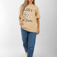 Oversized Graphic T-Shirt for Women – Leopard Print "LOVE" Design