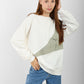 Block Sweatshirt with Front Pocket – Casual Streetwear Style