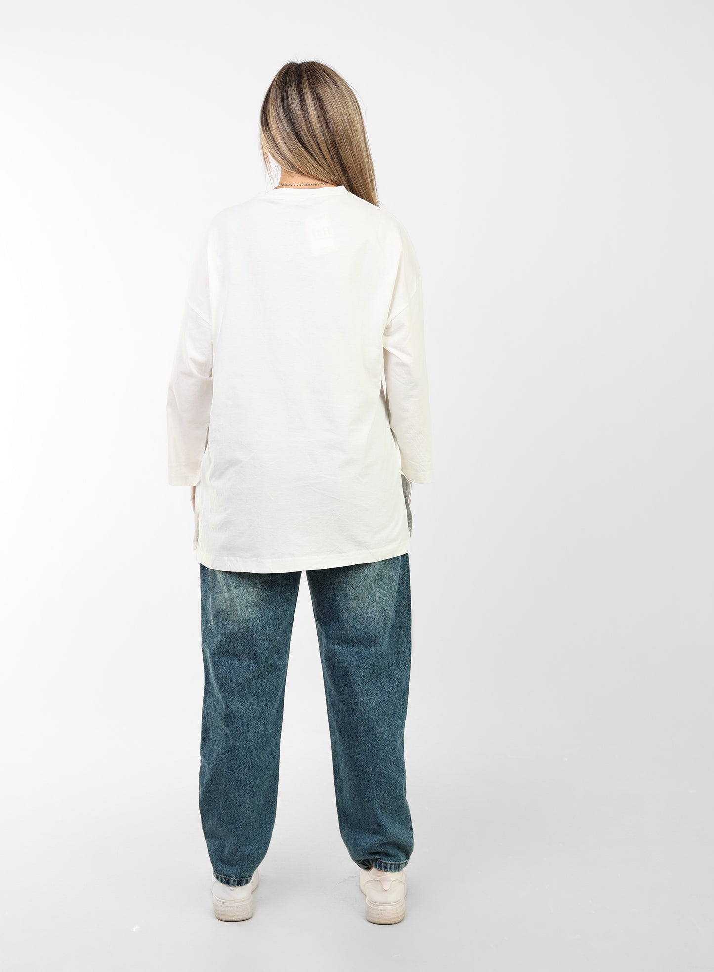 Oversized Graphic Sweatshirt - Portland Maine Girls Club | Casual Cream Pullover