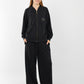 Luxe Bomber & Wide-Leg Pants Set – Minimalist Edition