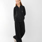 Luxe Bomber & Wide-Leg Pants Set – Minimalist Edition