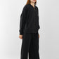 Luxe Bomber & Wide-Leg Pants Set – Minimalist Edition