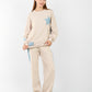 Loungewear Set with Star Patch Details – Casual Two-Piece Outfit