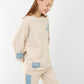 Loungewear Set with Star Patch Details – Casual Two-Piece Outfit