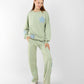 Loungewear Set with Star Patch Details – Casual Two-Piece Outfit