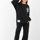 Loungewear Set with Star Patch Details – Casual Two-Piece Outfit