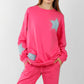 Loungewear Set with Star Patch Details – Casual Two-Piece Outfit