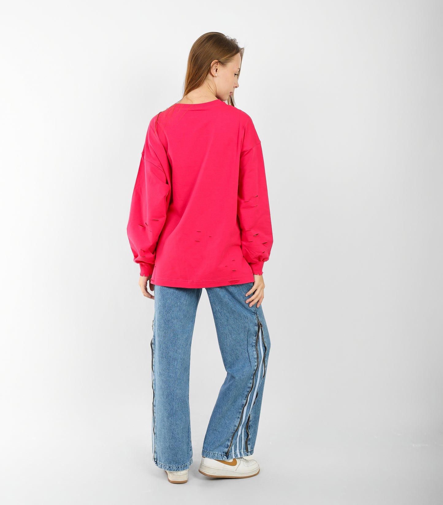 Women’s Oversized Distressed