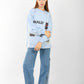 Women’s Oversized Distressed