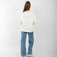 Women's Oversized White T-Shirt with "World Paintings Famous" Print – Casual Half Sleeve Tee