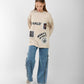 Women’s Oversized Distressed