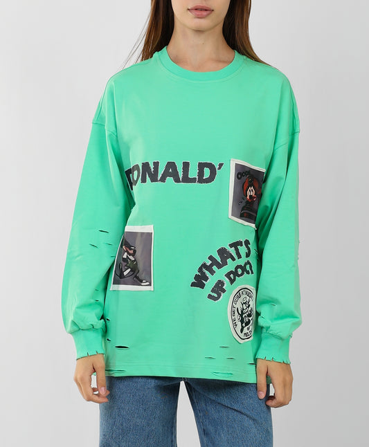 Women’s Oversized Distressed