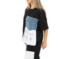 Black Oversized Patchwork Set